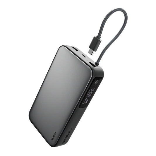 AUKEY Spark Sling 20000 Compact Fast Charging Power Bank s ugrađenim USB-C kabelom