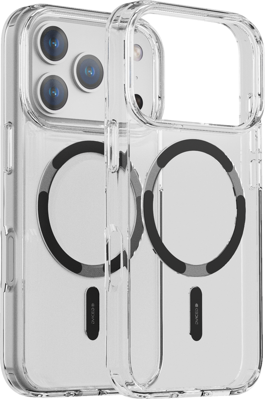 Dviced prozirna MagSafe maskica za iPhone 17 Pro - crna