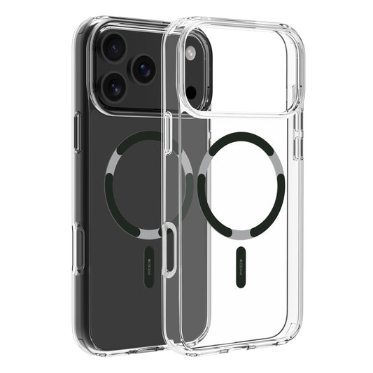 Dviced prozirna MagSafe maskica za iPhone 17 Pro Max - crna