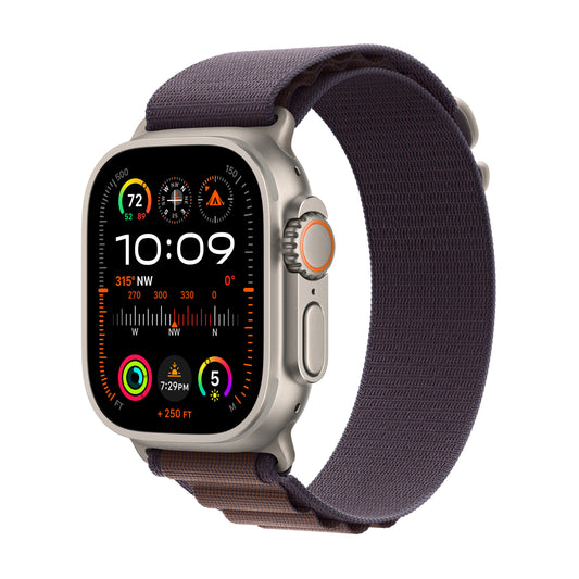 Apple Watch Ultra 2 GPS + Cellular 49mm Titanium Case with Indigo Alpine Loop - Large - iSTYLE.hr