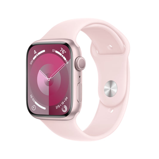 Apple Watch Series 9 GPS 45mm Pink Aluminum Case with Light Pink Sport Band - M/L - iSTYLE.hr