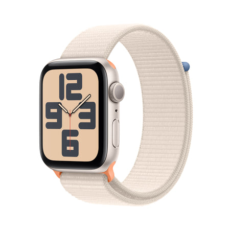 Apple Watch SE GPS 44mm - zvjezdano bijelo aluminijsko kućište s zvjezdano bijelom Sport Loopom