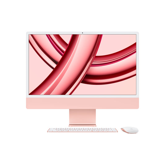 24-inch iMac with Retina 4.5K display: Apple M3 chip with 8‑core CPU and 8‑core GPU, 256GB SSD - Pink - iSTYLE.hr
