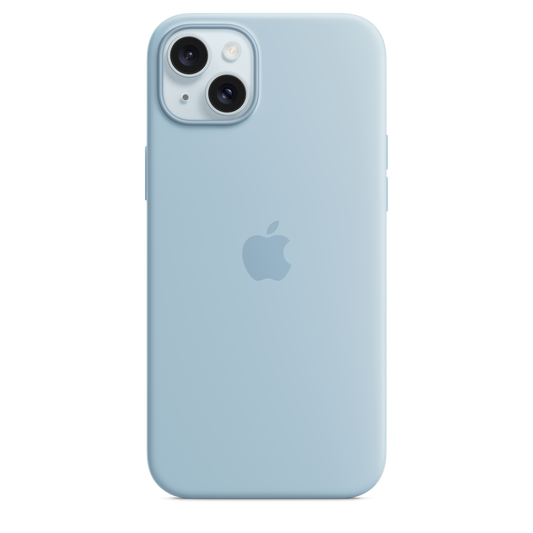 iPhone 15 Plus Silicone Case with MagSafe - Light Blue - iSTYLE.hr