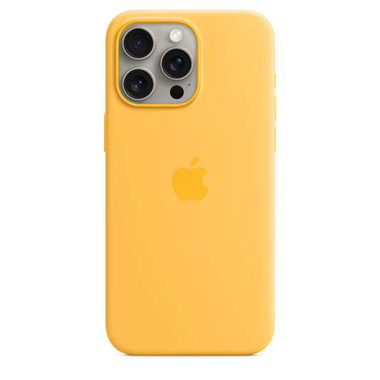 iPhone 15 Pro Max Silicone Case with MagSafe - Sunshine - iSTYLE.hr