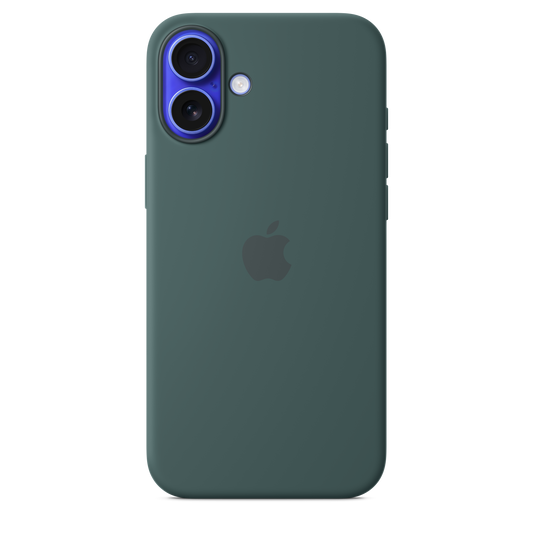 iPhone 16 Plus Silicone Case with MagSafe - Lake Green - iSTYLE.hr
