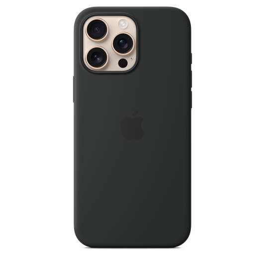 iPhone 16 Pro Max Silicone Case with MagSafe - Black - iSTYLE.hr