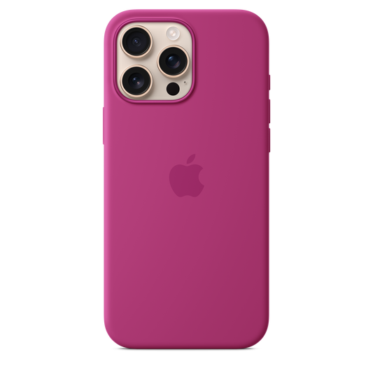 iPhone 16 Pro Max Silicone Case with MagSafe - Fuchsia - iSTYLE.hr