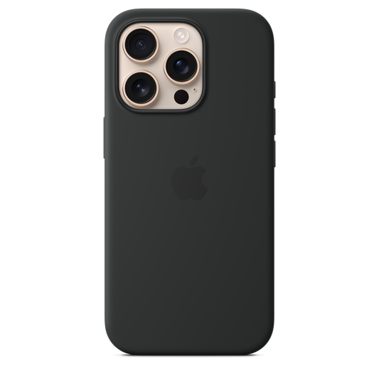 iPhone 16 Pro Silicone Case with MagSafe - Black - iSTYLE.hr
