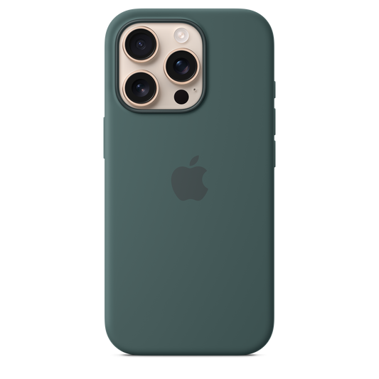 iPhone 16 Pro Silicone Case with MagSafe - Lake Green - iSTYLE.hr