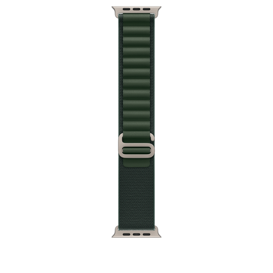 49mm Dark Green Alpine Loop - Small - Natural Titanium Finish - iSTYLE.hr