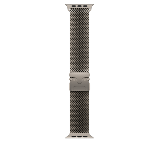 49mm Natural Titanium Milanese Loop - Medium - iSTYLE.hr