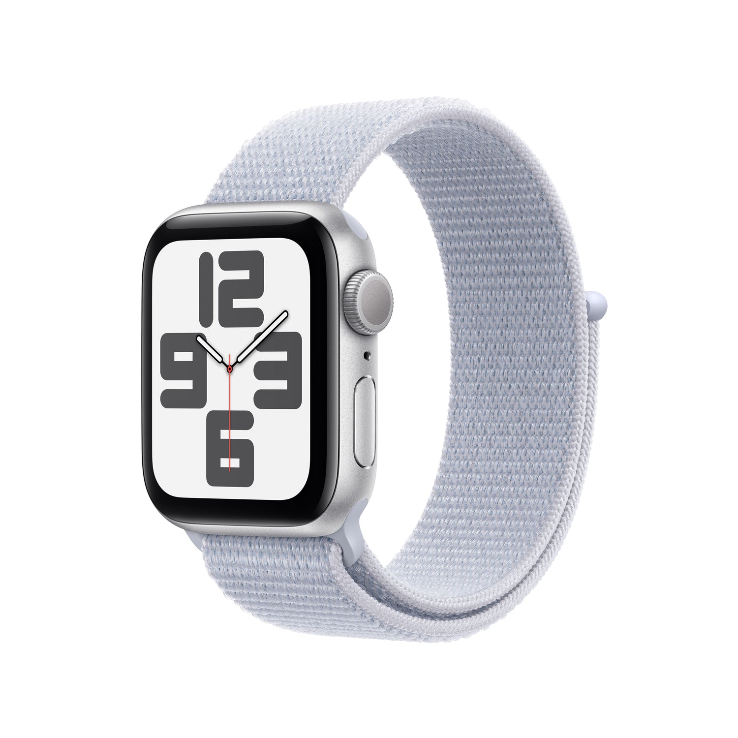 Apple Watch SE GPS 40mm Silver Aluminium Case with Blue Cloud Sport Loop - One Size - iSTYLE.hr