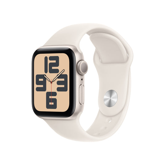 Apple Watch SE GPS 40mm Starlight Aluminium Case with Starlight Sport Band - M/L - iSTYLE.hr
