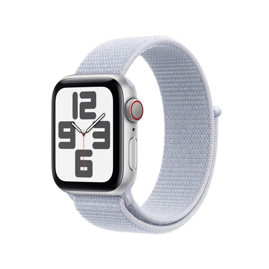 Apple Watch SE GPS + Cellular 40mm Silver Aluminium Case with Blue Cloud Sport Loop - iSTYLE.hr