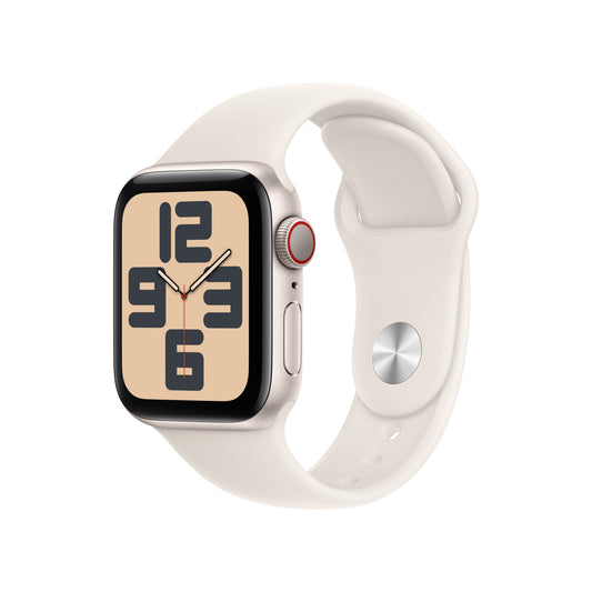 Apple Watch SE GPS + Cellular 40mm Starlight Aluminium Case with Starlight Sport Band - M/L - iSTYLE.hr