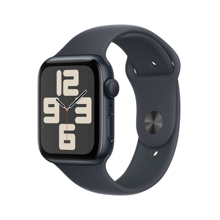 Apple Watch SE GPS 44 mm ponoćno aluminijsko kućište sa ponoćnim Sport Band-om - M/L