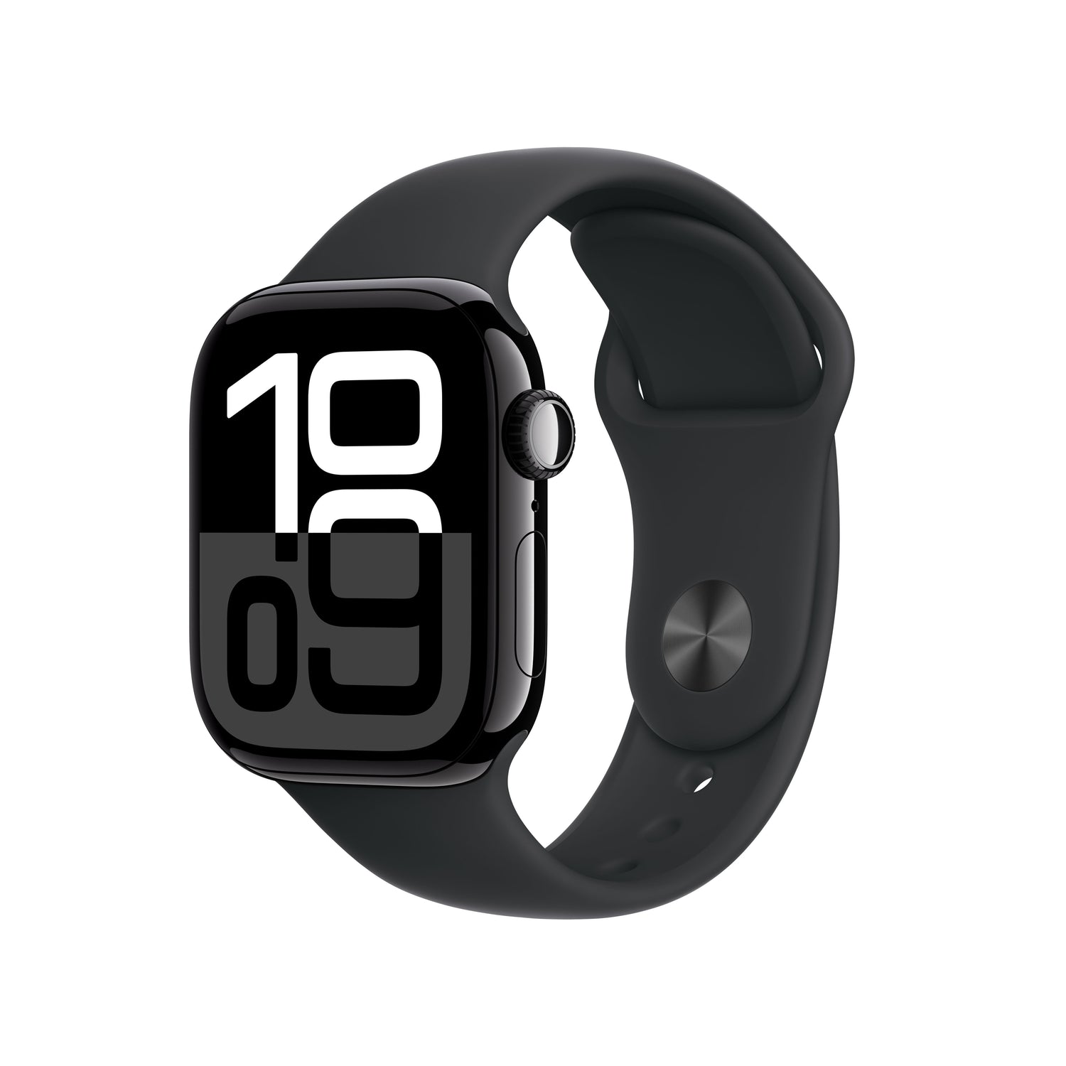 Apple Watch Series 10 GPS 42mm Jet Black Aluminium Case with Black Sport Band - M/L - iSTYLE.hr