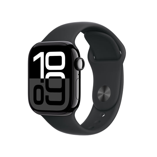 Apple Watch Series 10 GPS + Cellular 42mm Jet Black Aluminium Case with Black Sport Band - M/L - iSTYLE.hr