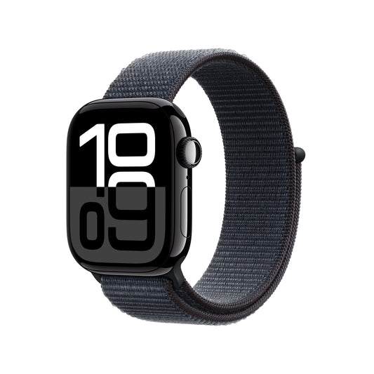 Apple Watch Series 10 GPS + Cellular 42mm Jet Black Aluminium Case with Ink Sport Loop - iSTYLE.hr