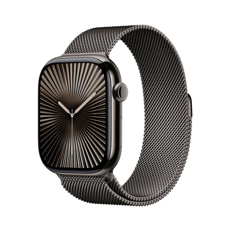 Apple Watch Series 10 GPS + Cellular 46 mm kućište od titanija boje škriljevca s Milanese Loop-om boje škriljevca - S/M