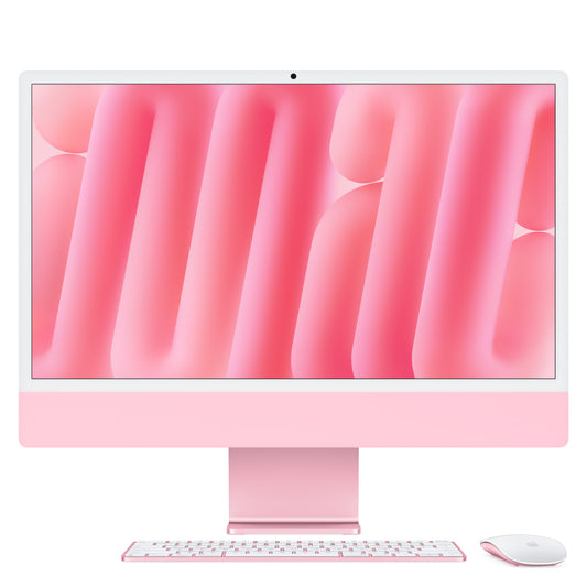 24-inch iMac with Retina 4.5K display: Apple M4 chip with 10-core CPU and 10-core GPU, 512GB SSD - Pink - International Keyboard - iSTYLE.hr