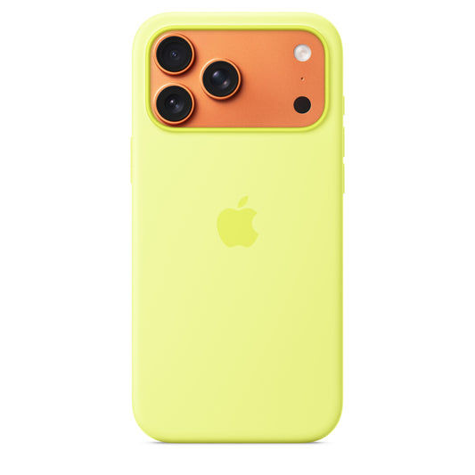 iPhone 17 Pro Max Silicone Case with MagSafe – Neon Yellow - iSTYLE.hr
