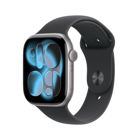 Apple Watch Series 11 GPS 46mm Space Grey Aluminium Case with Black Sport Band - S/M - iSTYLE.hr