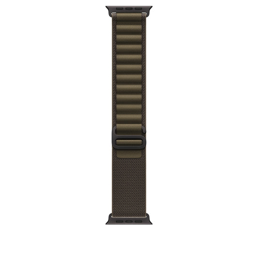 49mm Dark Olive Alpine Loop - Medium - Black Titanium Finish - iSTYLE.hr