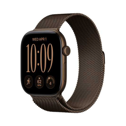 Apple Watch Series 12 GPS + Cellular 46mm Dark Bronze Aluminium Case with Dark Bronze Milanese Loop - M/L - iSTYLE.hr