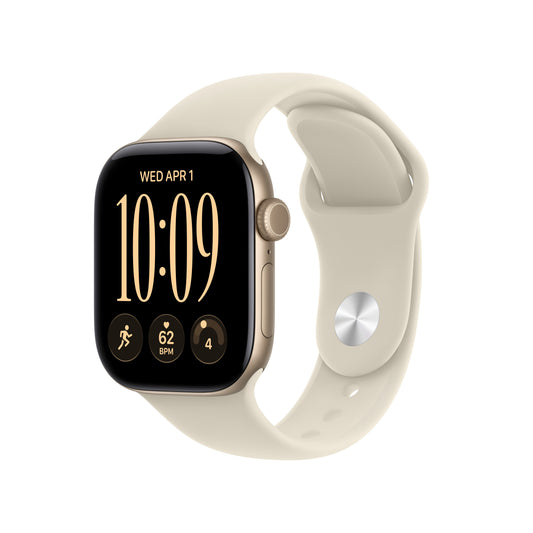 Apple Watch Series 12 GPS + Cellular 42mm Light Gold Aluminium Case with Sand Sport Band - M/L - iSTYLE.hr