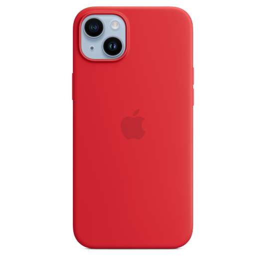 iPhone 14 Plus Silicone Case with MagSafe - (PRODUCT)RED - iSTYLE.hr
