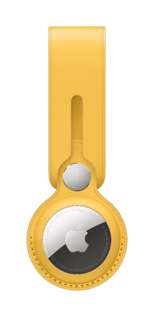 Apple AirTag Leather Loop - Meyer Lemon (Seasonal Summer2021) - iSTYLE.hr