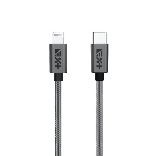 NEXT ONE SPACE GRAY USB-C TO LIGHTNING 1.2 M METALIC CABLE - iSTYLE.hr