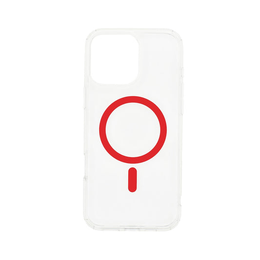 Dviced MagSafe clear case za iPhone 16 Pro - Red - iSTYLE.hr