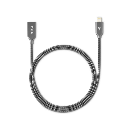 iSTYLE METAL CABLE 1.2m (2019) - space grey - iSTYLE.hr