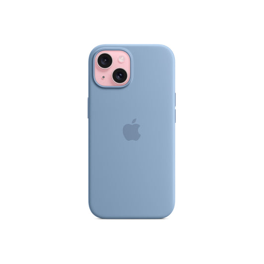 Apple Silicone Case za iPhone 15 - kompatibilan s MagSafe - Winter Blue - iSTYLE.hr