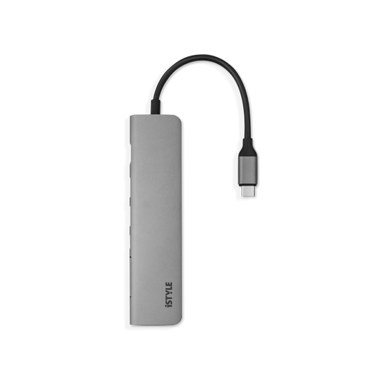 iSTYLE Type-C HUB MULTIMEDIA (2020) - space grey - iSTYLE.hr