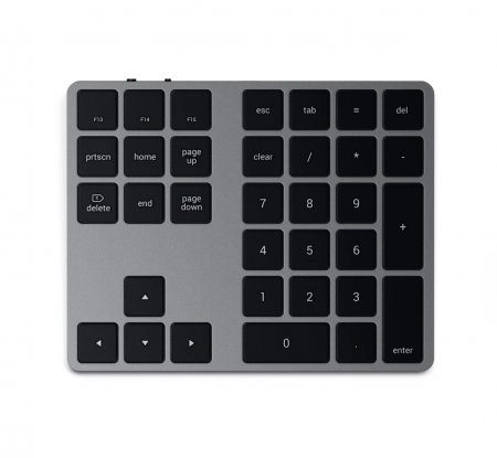 Satechi Aluminum Bluetooth Extended Keypad - Space Gray - iSTYLE.hr