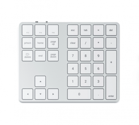 Satechi Aluminum Bluetooth Extended Keypad - Silver - iSTYLE.hr