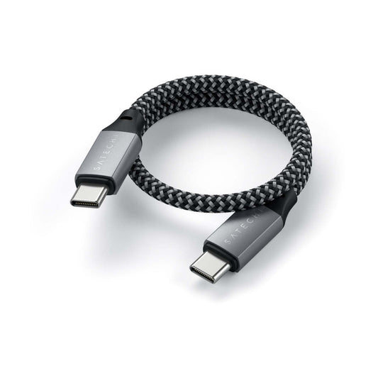 Satechi USB-C to USB-C Cable (25 cm) - Space Gray - iSTYLE.hr