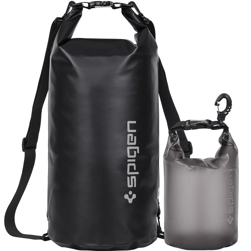 Spigen Aqua Shield vodootporna torba 20L + dodatna 2L - Black - iSTYLE.hr