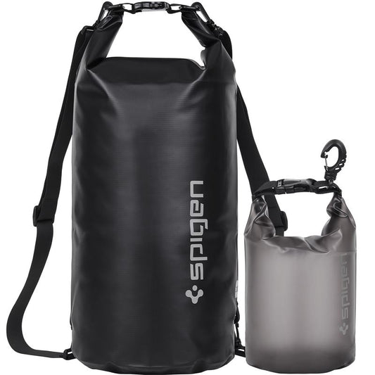 Spigen Aqua Shield vodootporna torba 20L + dodatna 2L - Black