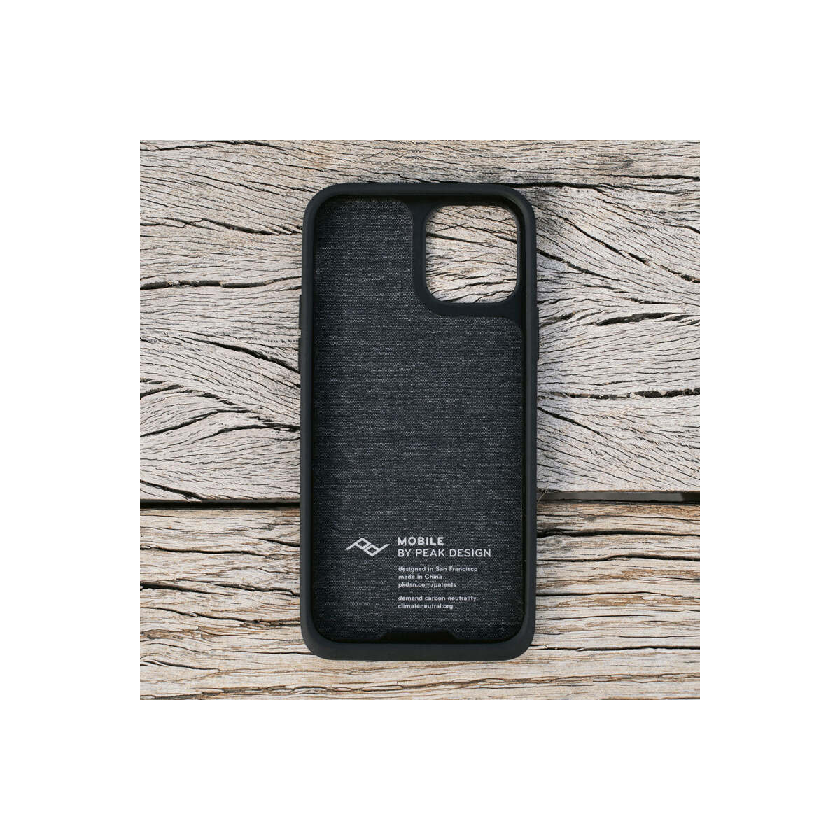 Peak Design Everyday Fabric Case za iPhone 14 - Charcoal