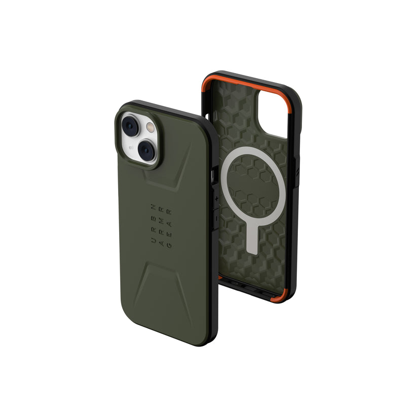 UAG Civilian za iPhone 14 - MagSafe kompatibilan - Olive