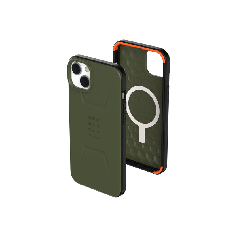 UAG Civilian za iPhone 14 Plus - MagSafe kompatibilan - Olive