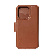 Decoded Leather Detachable Wallet za iPhone 15 Pro - Tan