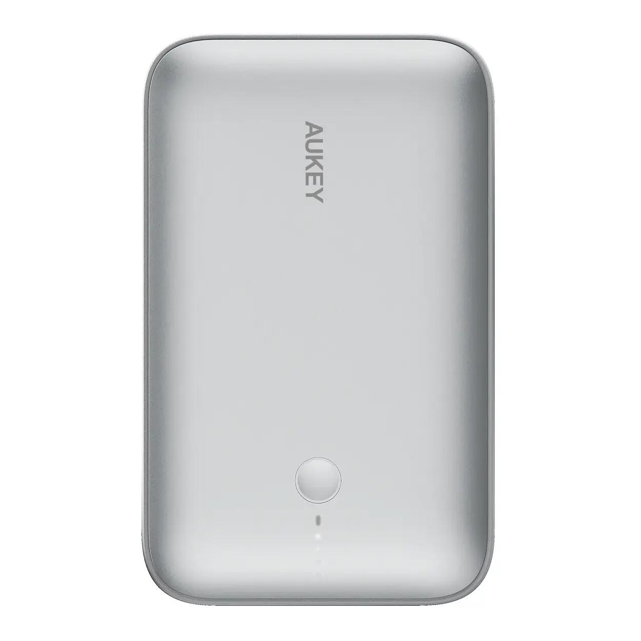 AUKEY Spark Mini 20000mAh Fast Charging Power Bank – Frost White