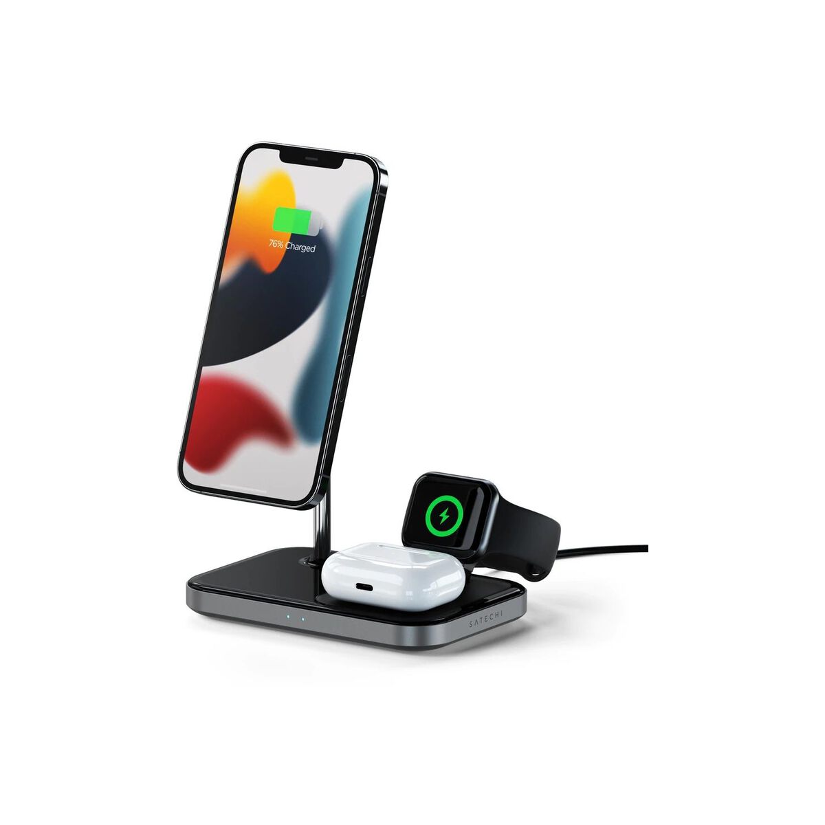 Satechi Trio Wireless Charging Stand - Black