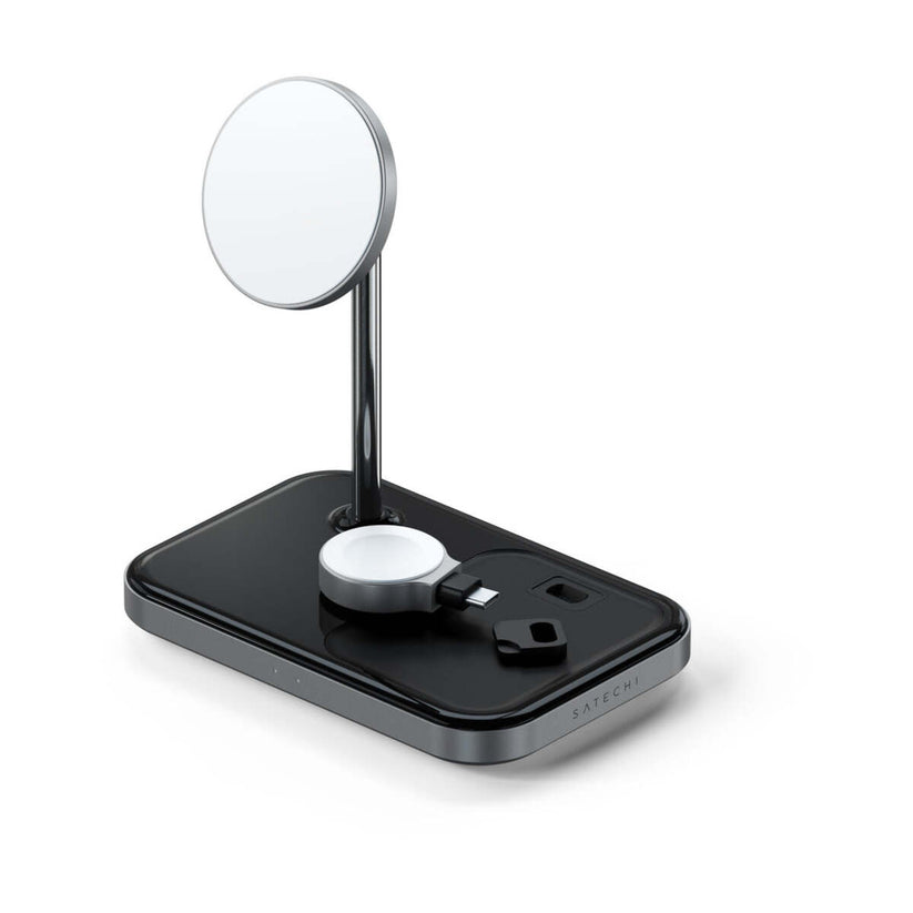 Satechi Trio Wireless Charging Stand - Black